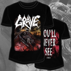 GRAVE - You'll Never See. T-SHIRT, OSMOSE.
